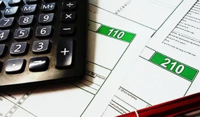 Formulario de pago de impuestos.