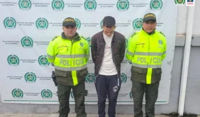 Giovany Andrés Madrid Pantoja, alias ‘19’, fue capturado por la Policía en Bogotá. 