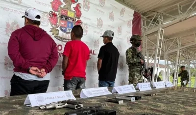 Capturados por las autoridades.