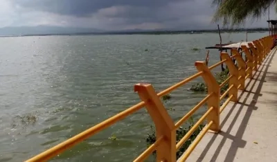 Aspecto del Embalse del Guájaro. 