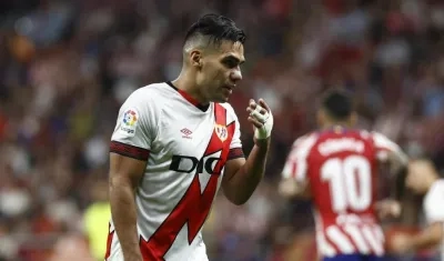 Falcao García, delantero del Rayo Vallecano. 