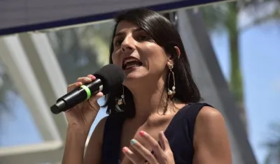 Ministra de Minas y Energía, Irene Vélez. 