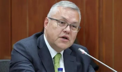El Ministro de Justicia, Néstor Osuna.