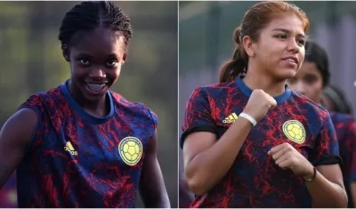 Linda Caicedo y Gabriela Rodríguez. 