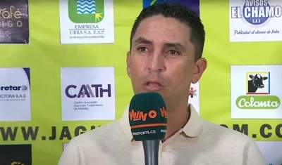 César Poveda, asistente técnico de Junior.