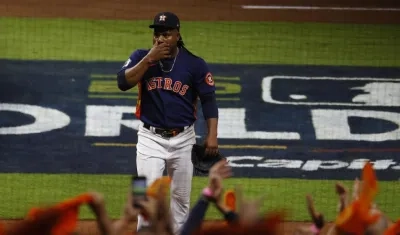 Framber Váldez, lanzador de los Astros. 