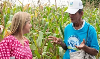 La Gobernadora en 'Semillas por la vida'