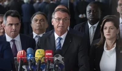 El presidente brasileño, Jair Bolsonaro.