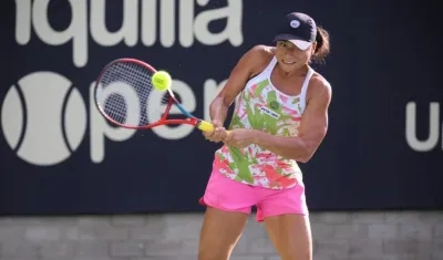 María Fernanda Herazo, tenista barranquillera. 