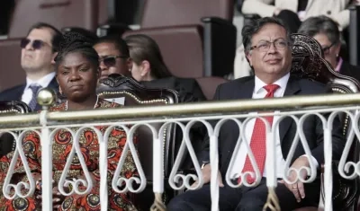 Francia Márquez y Gustavo Petro.