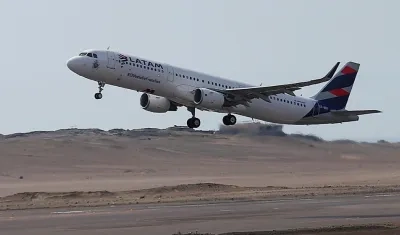 Avión de la aerolínea chilena Latam.