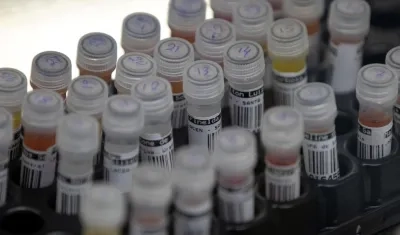 Fotografía de archivo de pruebas en un laboratorio.