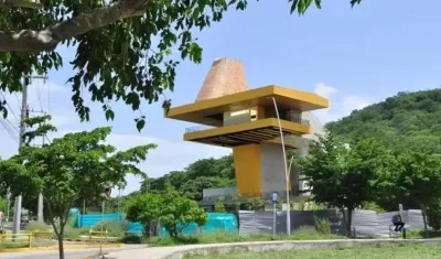 Obra paralizada.