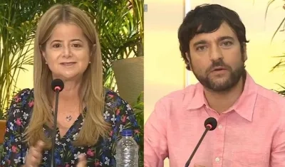 Elsa Noguera y Jaime Pumarejo.