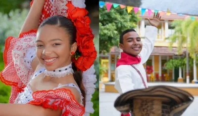 Tahiana Rentería De Ávila y Diego Chelia Acosta.