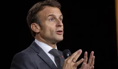 Emmanuel Macron, presidente de Francia.