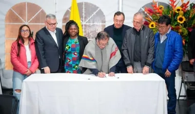 El Presidente de la República, Gustavo Petro.