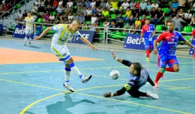 Acción del partido. 