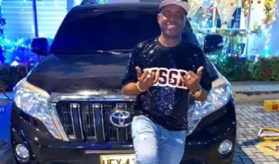 Noraldo Iriarte, 'Chawala', con la imagen que compartió en redes sociales.