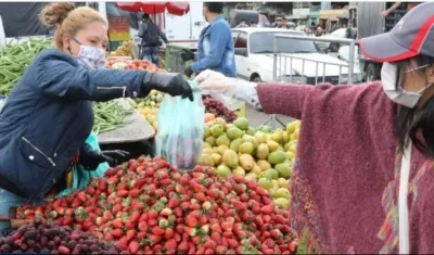 Los alimentos registraron una variación en lo que va del año de 22,66 %, dice el Dane.