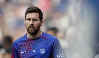 Lionel Messi, delantero argentino. 