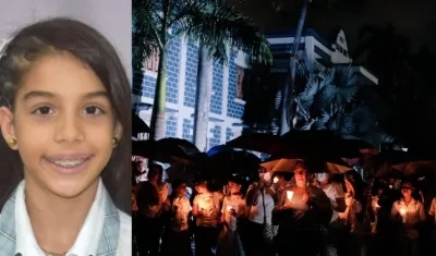 Alejandra Llorente cursaba sexto grado en el Colegio Biffi, que anoche se unió en oración.