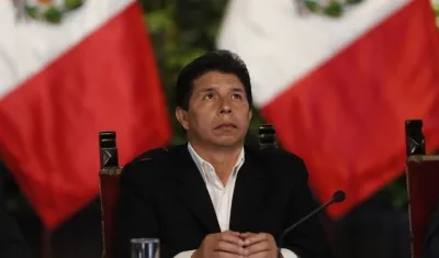 El presidente de Perú, Pedro Castillo.