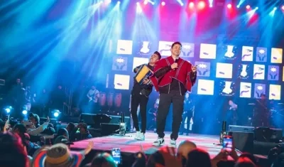 Presentación de Jorge Celedón en Ecuador. 