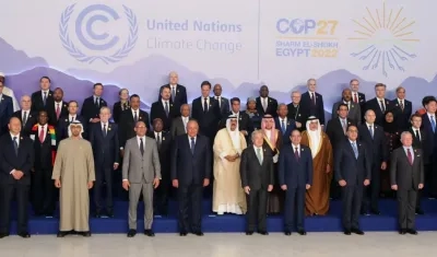 Parte de los líderes mundiales.