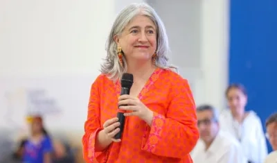 La Ministra de Vivienda, Catalina Velasco.
