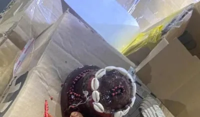 Objetos en los que ocultaban la droga.