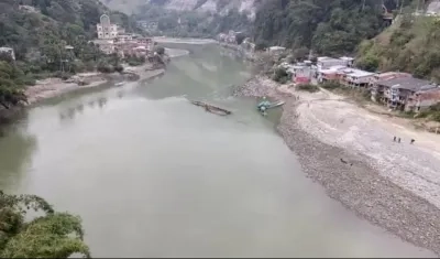 El río San Jorge en la zona de La Mojana