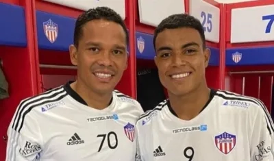 Carlos Bacca y Jarlinson Barreto. 