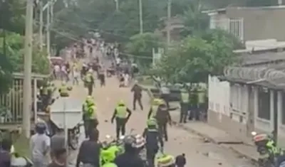 Imagen del enfrentamiento.