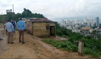 Los deslizamientos afectan los alrededores del Cerro de La Popa.