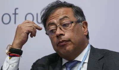 Gustavo Petro en Sharm el Sheij, Egipto. 