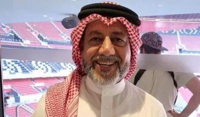 Khalid Salman, embajador del Mundial. 