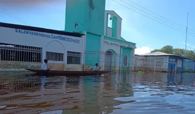 La Mojana desbordada ha afectado a 81.000 personas.