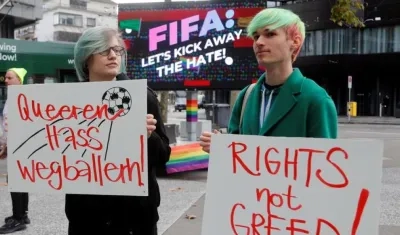 Integrantes del colectivo LGBTI. 