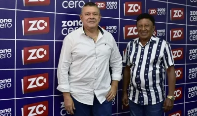 ‘El Pangue’ Maestre y Silvio Brito.