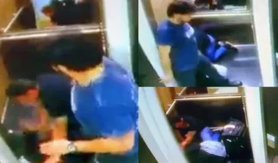 Imágenes del violento ataque.