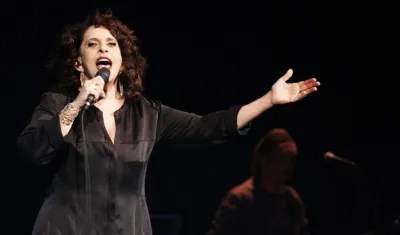 La cantante brasileña Gal Costa.