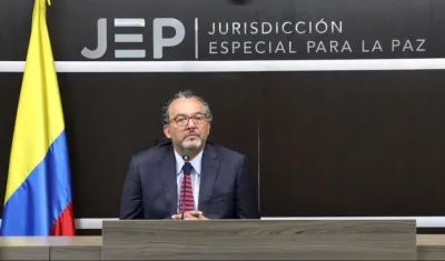 Roberto Vidal, presidente de la JEP.