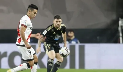 Falcao García, delantero del Rayo Vallecano. 