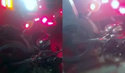 Accidente de tránsito.