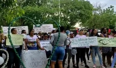 Allegados de la víctima.