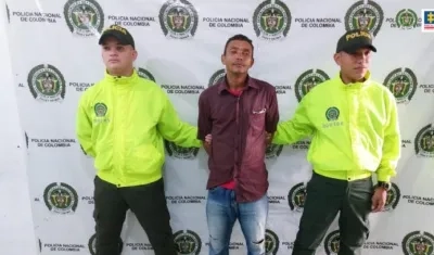 Yeison Bacca, el capturado. 