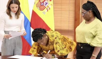 La vicepresidenta de Colombia, Francia Márquez.