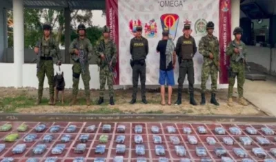 La droga incautada.
