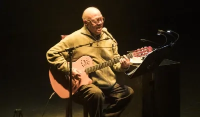 El cantautor cubano Pablo Milanés.